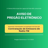 Pregão Eletrônico nº 01 - 2024 