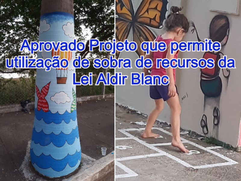 Aprovado Projeto que permite utilização de sobra de recursos da Lei Aldir Blanc