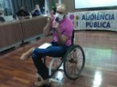 Audiência debate a acessibilidade arquitetônica, comunicacional e atitudinal em órgãos públicos, privados, logradouros, vias e estabelecimentos comerciais no município.