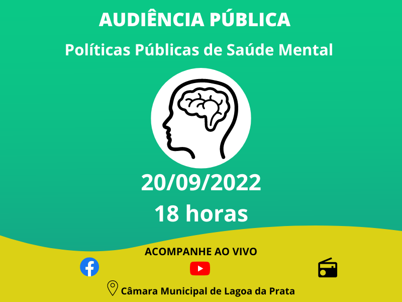 Políticas Públicas de Saúde Mental é tema de Audiência Pública