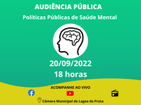 Políticas Públicas de Saúde Mental é tema de Audiência Pública