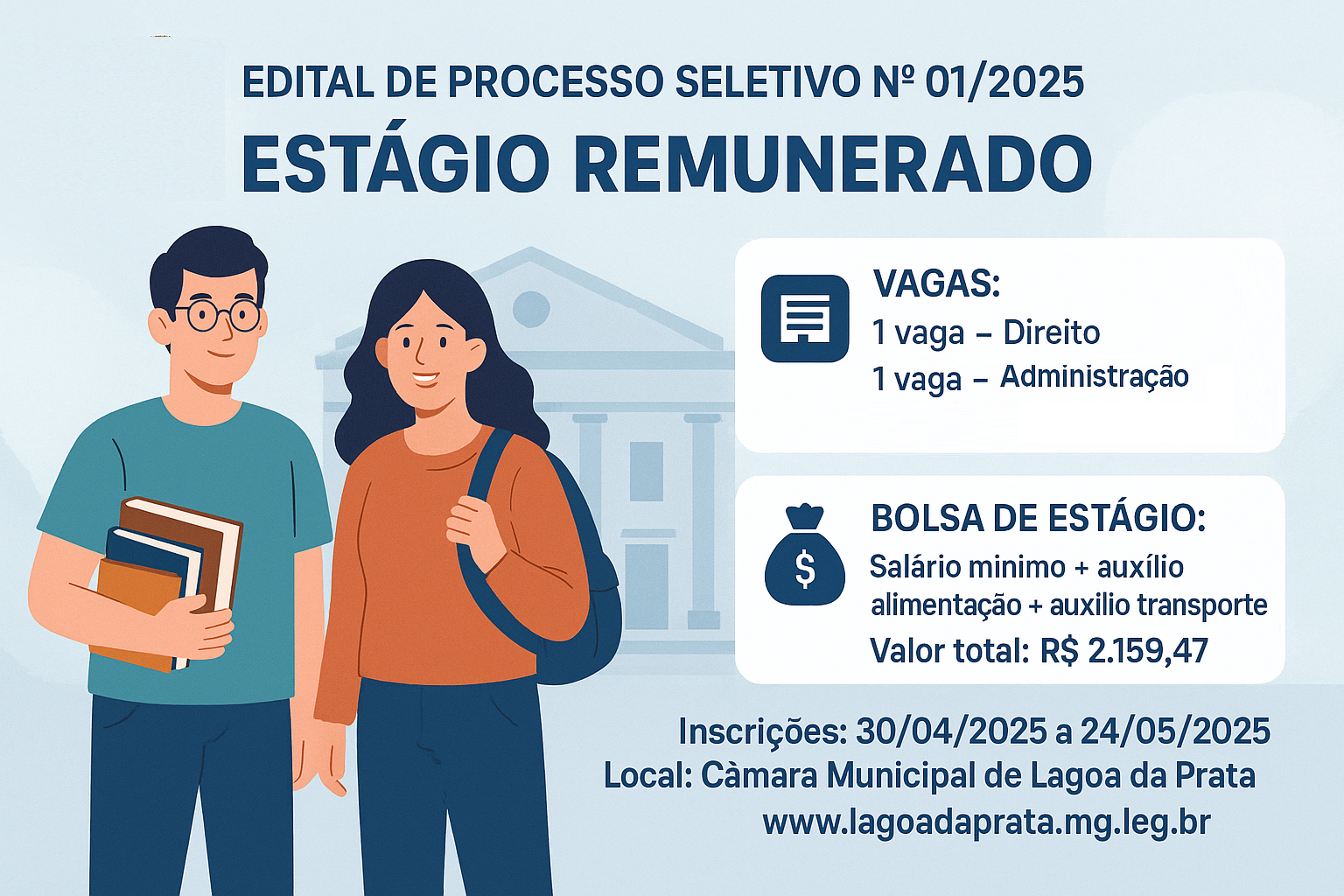 Processo Seletivo nº 01-2025 - Contratação de Estagiários