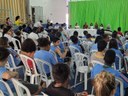 Na tarde desta quinta-feira (19), na Associação de Pais e Amigos dos Excepcionais (APAE), os Vereadores Mirins lideraram uma Audiência Pública sobre a conscientização em torno do uso responsável da água. 